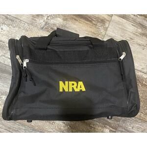 NRA 15"x10"x9" Duffle Bag Shoulder Strap/Handles 4 Zippered Compartments